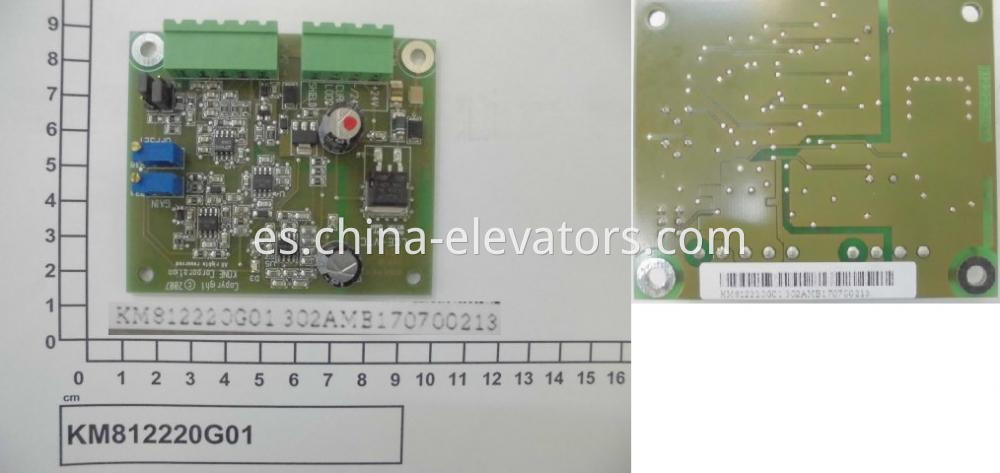 KONE Elevator LCEVTC Board KM812220G01